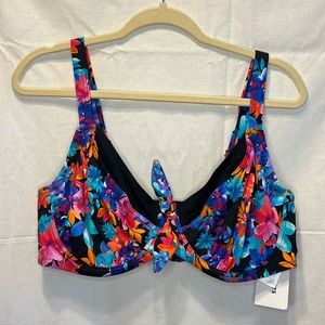 Swimsuits for All Capitan Underwire Bikini Top & High Waisted Bottom Size 20 NWT
